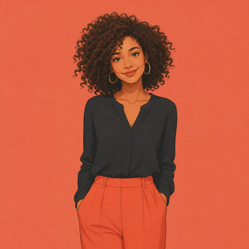 Illustrated portrait of Bianca Andrade, a weekend hobbyist